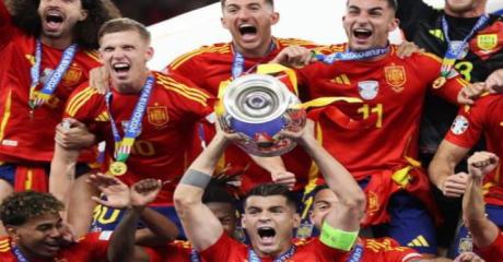 إسبانيا تتوج بطلا باليورو بعد الفوز علي إنجلترا
